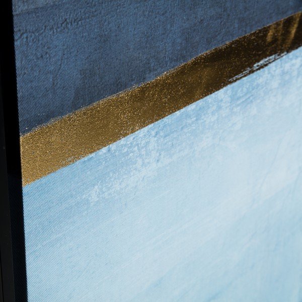 Modra slika v okvirju Kave Home Abstract, 60 x 90 cm-image-2