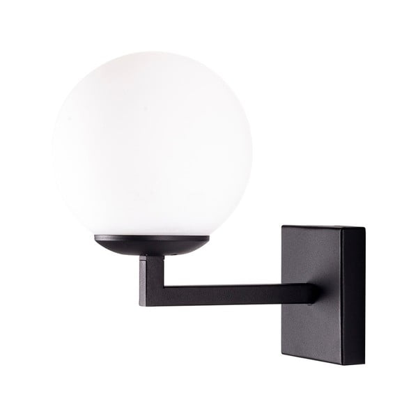 Črna kovinska stenska svetilka ø 15 cm Profil - Squid Lighting-image-2