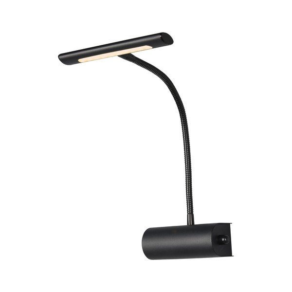 Mat črna LED zatemnitvena stenska svetilka z upogljivo konstrukcijo Curtis – Trio-image-4