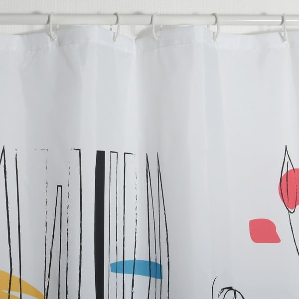 Zavesa za tuš 180x200 cm Faces – Spirella-image-3