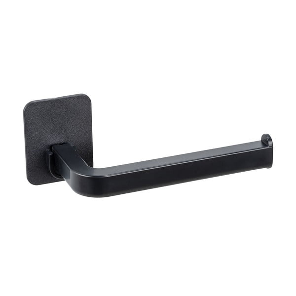 Črno plastično držalo za toaletni papir z namestitvijo brez vrtanja Parma – Allstar-image-1