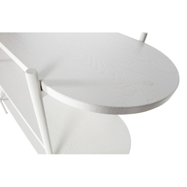 Svetlo siv regal iz masivnega jesena 120x92 cm Tender – BePureHome-image-1