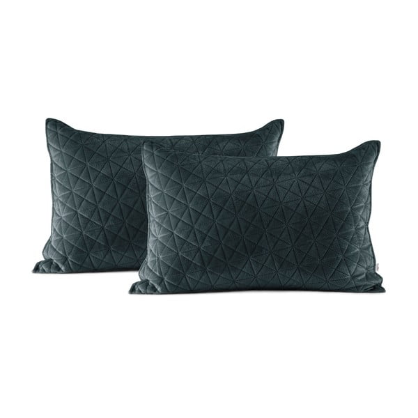 Komplet 2 temno sivih prevlek za blazine AmeliaHome Laila, 70 x 50 cm