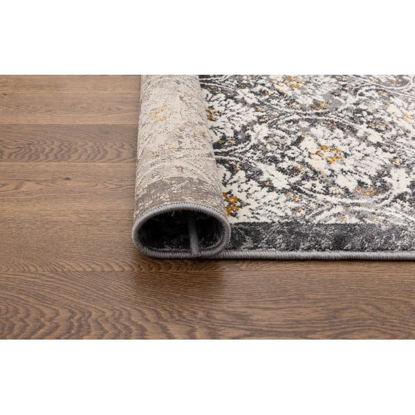 Temno sivo-slonokoščen tekač 67x200 cm Soft Viskan – FD-image-3