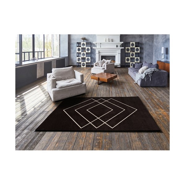 Temno rjava preproga Universal Breda, 133 x 190 cm-image-1