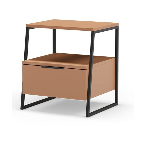 Opečnato oranžna nočna omarica Velia – Marckeric