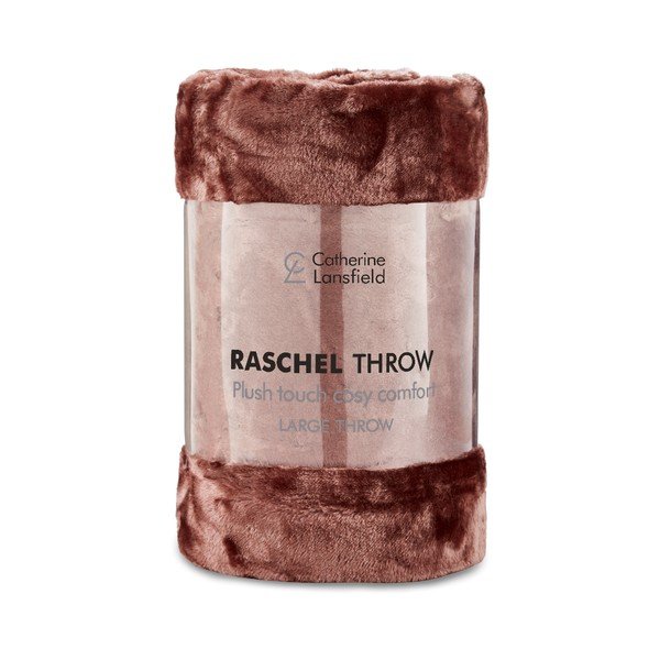 Rjava odeja Catherine Lansfield Basic Cuddly, 200 x 150 cm-image-1