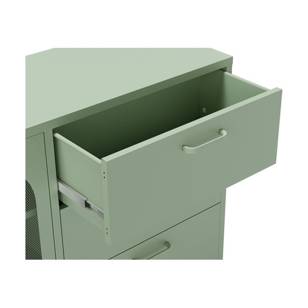 Mentolno zelena komoda 140x90 cm Diora – Marckeric-image-4