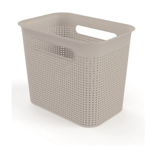 Bež košara za shranjevanje iz reciklirane plastike Brisen - Rotho