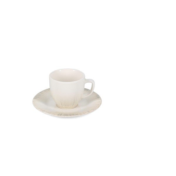 Svetlo siva porcelanasta skodelica za kapučino 200 ml Nuance – BonBistro-image-4