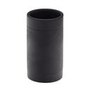 Črn lonček za zobne ščetke iz poliresina Sisel – Kave Home
