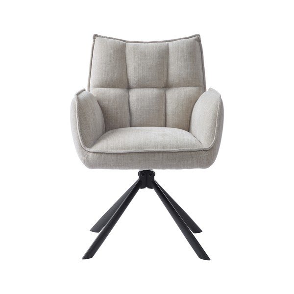 Kremno beli oblazinjeni jedilni stoli v kompletu 2 ks Marilla – Unique Furniture-image-2