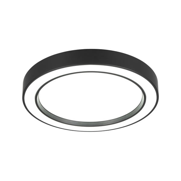 Črna/bela LED stropna svetilka ø 40 cm Arco – Reality