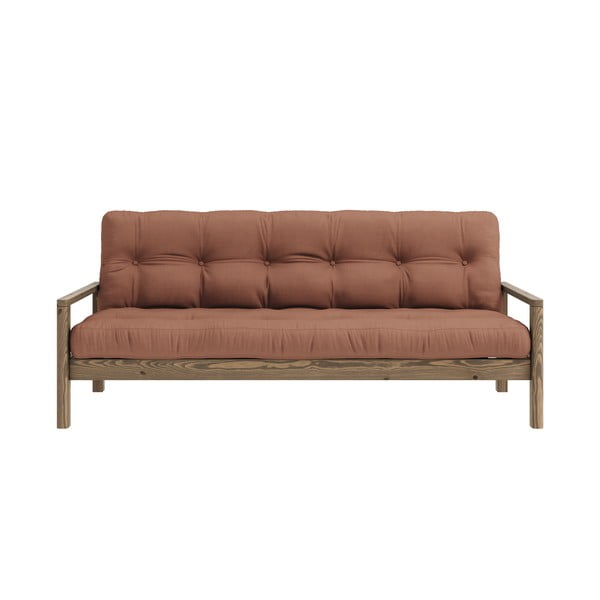 Oranžna/rjava raztegljiva sedežna garnitura 205 cm Knob – Karup Design