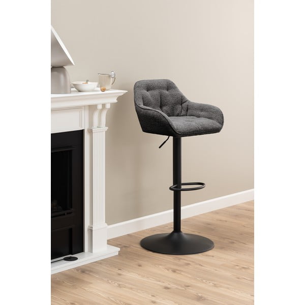 Temno sivi vrtljivi barski stoli v kompletu 2 ks 109 cm Brooke – Actona-image-1