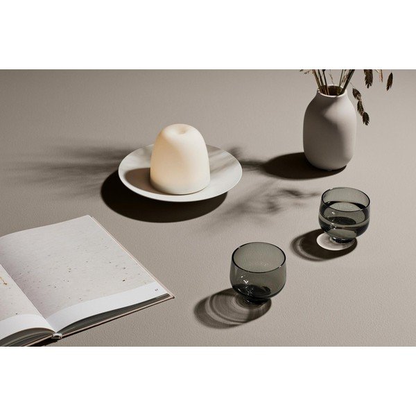 Komplet 2 črnih kozarcev Blomus Flow, 220 ml-image-1