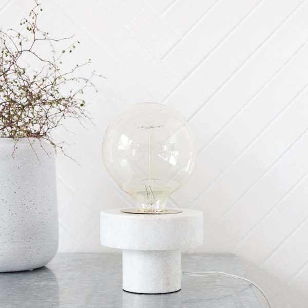 Namizna svetilka House Doctor White Marble-image-1