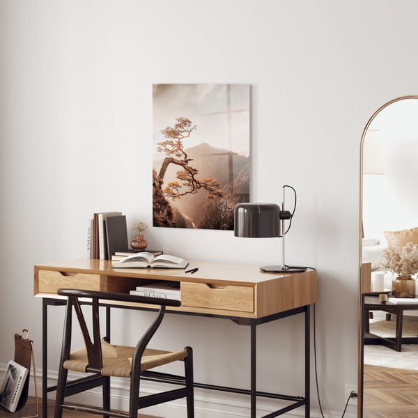 Steklena slika 50x70 cm Brown Tree - Styler-image-1
