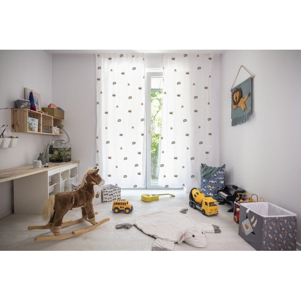 Otroška zavesa 250x110 cm Little House - Butter Kings-image-1