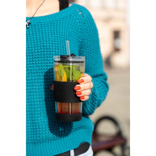 Črn termo lonček 600 ml Fuori – Vialli Design-image-3