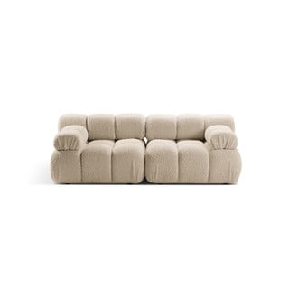 Bež sedežna garnitura iz tkanine bouclé 188 cm Bellis – Micadoni Home