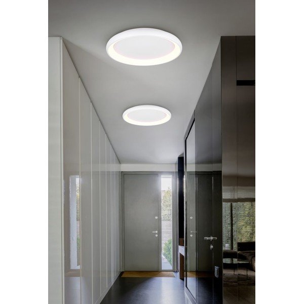 Bela LED zatemnitvena stropna svetilka Cardona – Trio-image-1