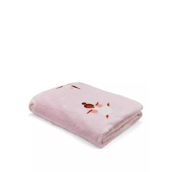Rožnata/vijolična otroška odeja iz mikropliša 130x170 cm Dancing Fairies – Catherine Lansfield