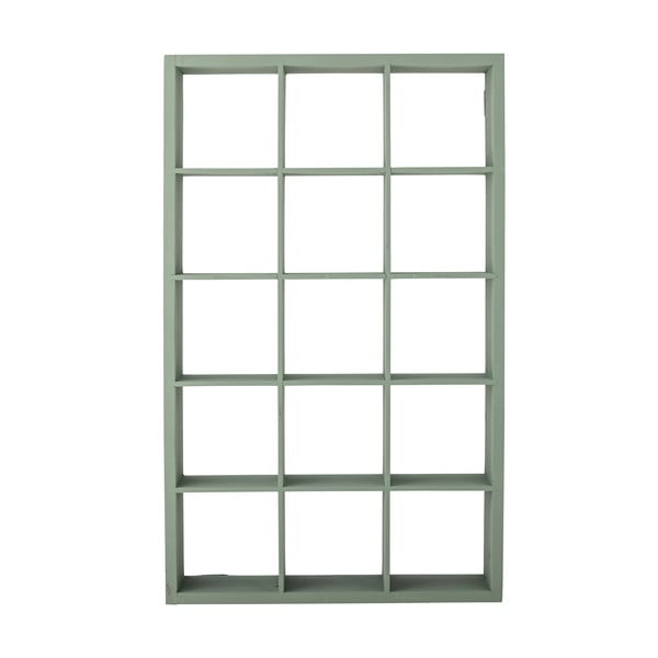 Svetlo zelena večnivojska polica iz masivne jelke 67 cm Preston – Bloomingville-image-2