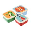 3-delni komplet škatel za prigrizke Rex London Creatures