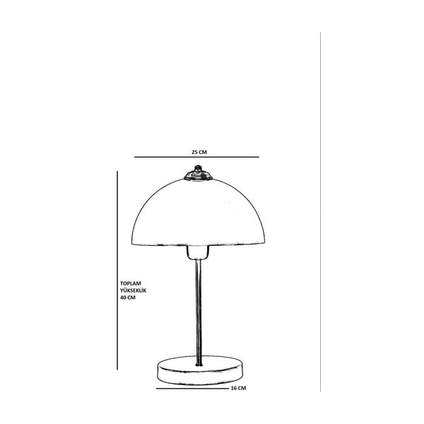 Namizna svetilka v zlati barvi s kovinskim senčilom (višina 40 cm) Lungo – Opviq lights-image-3