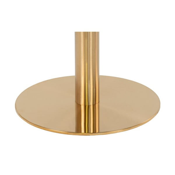 Okrogla jedilna miza z mizno ploščo v marmornem dekorju ø 110 cm Bolzano – House Nordic-image-3