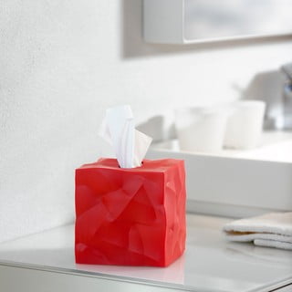 Rdeča škatla za robčke Essey Wipy Cube