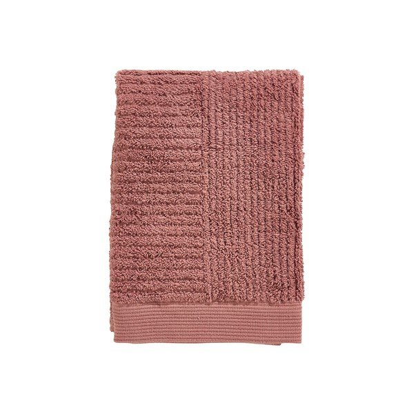 Frotirna bombažna brisača v barvi terakote 50x70 cm Classic – Zone