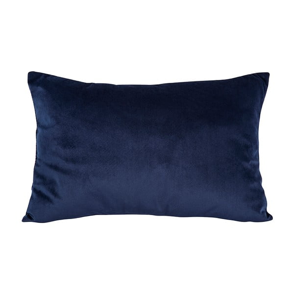 Modra žametna okrasna blazina PT LIVING Velvet, 60 x 40 cm