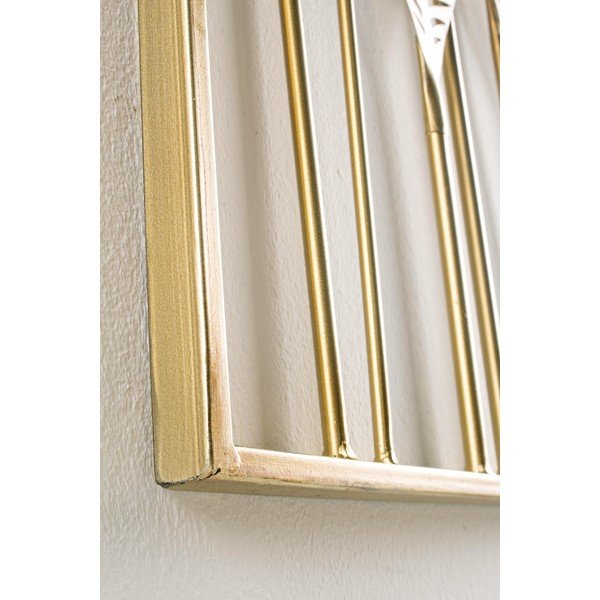 Kovinska stenska dekoracija 52,5x95 cm Adhira – Bizzotto-image-4