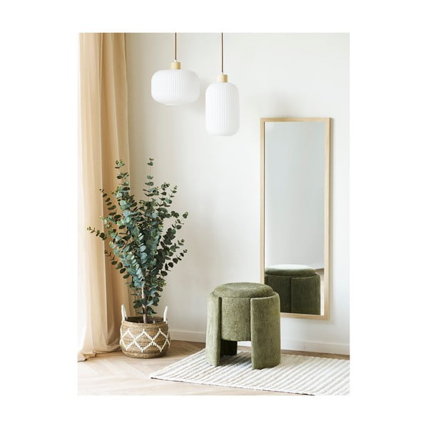 Kaki zelen tabure iz šenilje Walsdorf – House Nordic-image-1