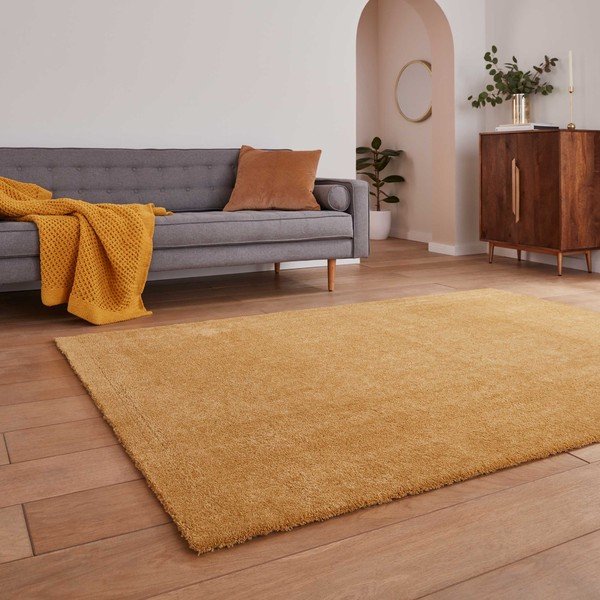Oker rumena pralna preproga 120x170 cm Cove – Think Rugs-image-1