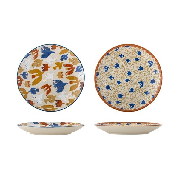 Desertni krožniki v kompletu 2 ks iz kamenine ø 20 cm Anniversary – Bloomingville