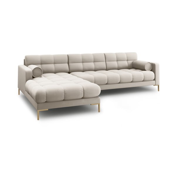 Bež kotna sedežna garnitura (levi kot) Bali – Cosmopolitan Design-image-4