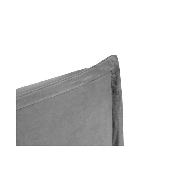 Sivo vzglavje 180x120 cm Monica – Milo Casa-image-3