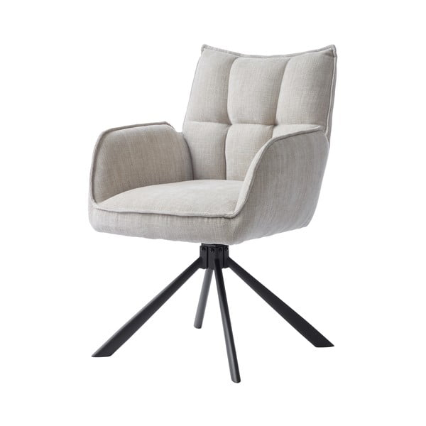 Kremno beli oblazinjeni jedilni stoli v kompletu 2 ks Marilla – Unique Furniture