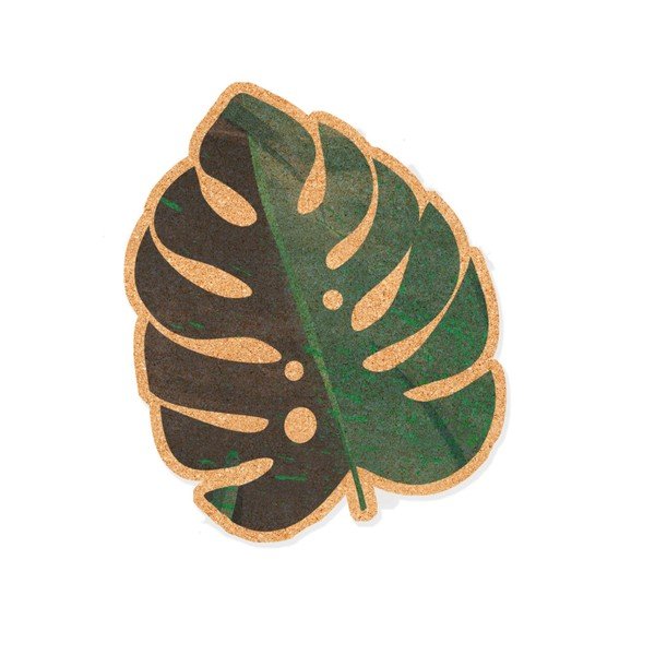 Dekorativna stenska plošča iz plute Really Nice Things Monstera-image-1