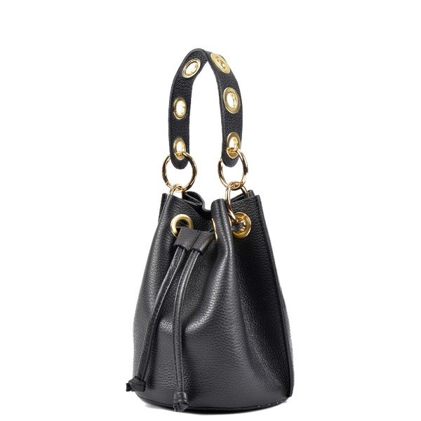Črna usnjena torbica Roberta M Arianna-image-3