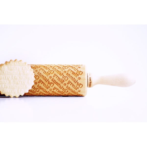 Lesen božični reliefni valjček za testo Valek Merry Christmass-image-2