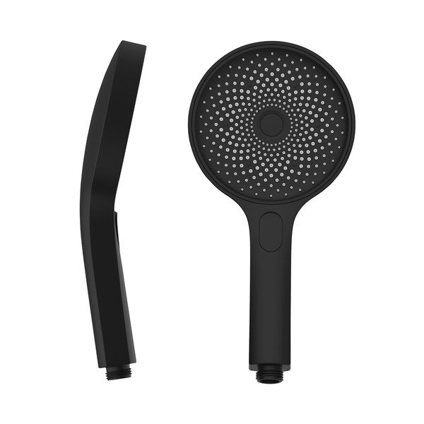 Črna tuš glava Wenko Matte, ø 13 cm-image-3