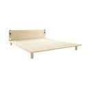 Zakonska postelja iz borovega lesa z letvenim dnom Karup Design Peek, 140 x 200 cm