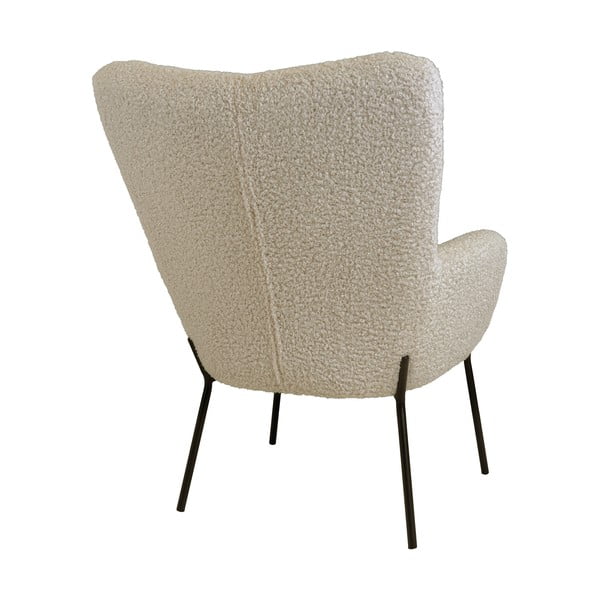 Bež fotelj iz umetnega krzna Glasgow – Bonami Essentials-image-4