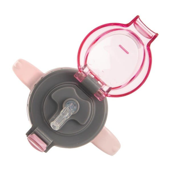 Svetlo roza otroška steklenička iz nerjavečega jekla 330 ml - Orion-image-3