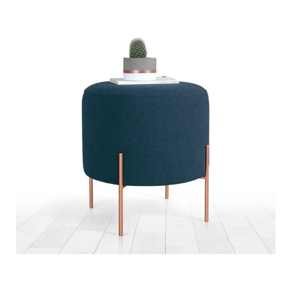 Temno moder tabure Copper – Artie-image-3