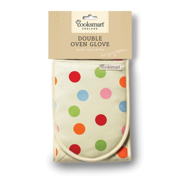 Kuhinjska rokavica Cooksmart® Spots Double Cotton